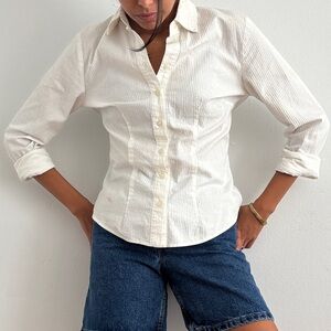 White Brandy Melville Button Up